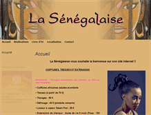 Tablet Screenshot of lasenegalaise.fr