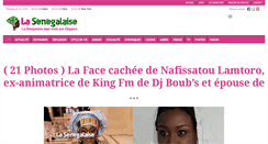 Desktop Screenshot of lasenegalaise.com